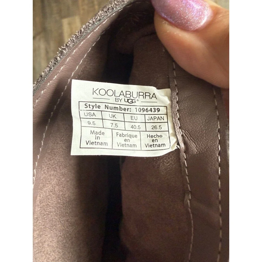 Koolaburra by UGG Lorelei Slouch Suede Boots Sz. 9.5 New Taupe